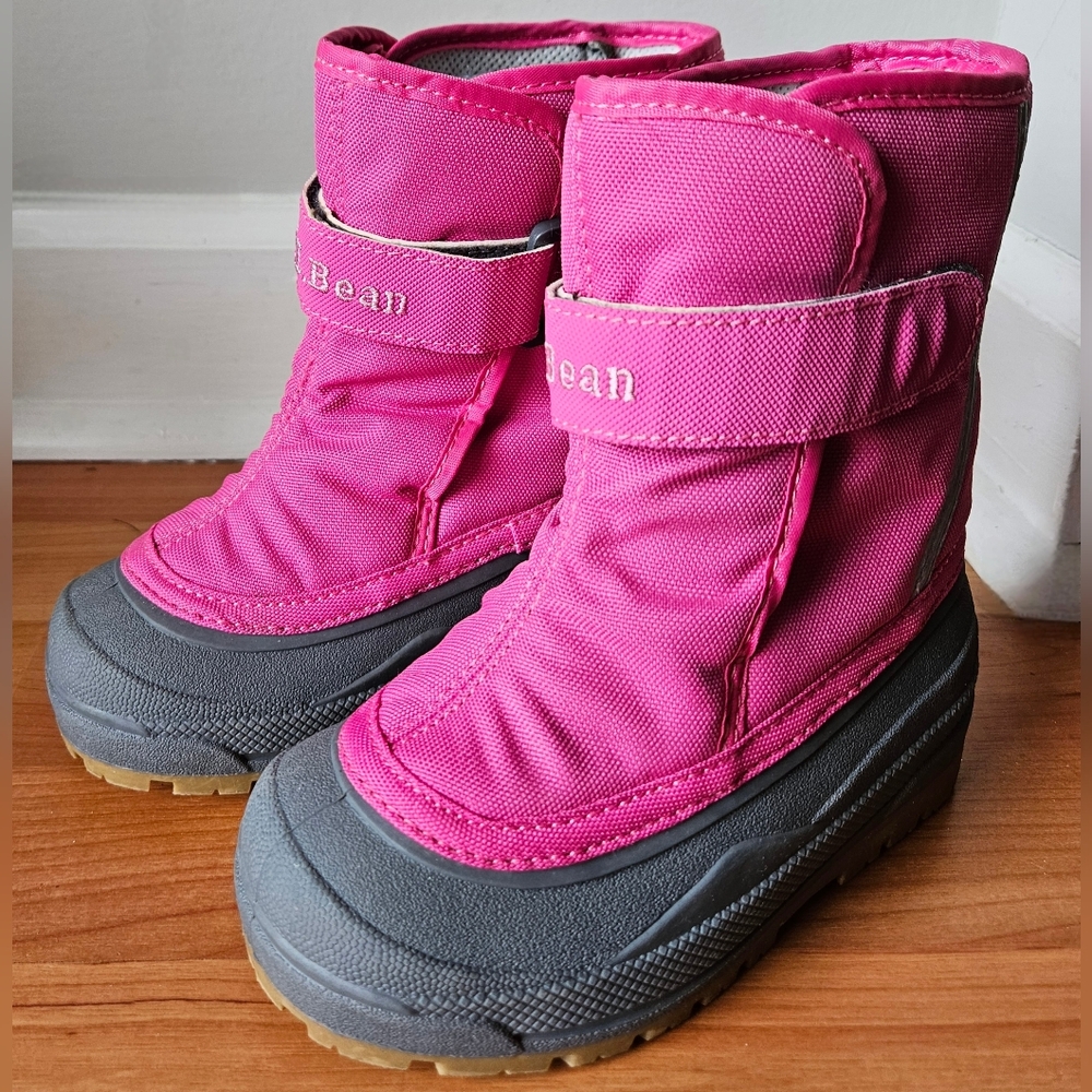 L.L. Bean Toddler Winter Boots Size 9 Pink